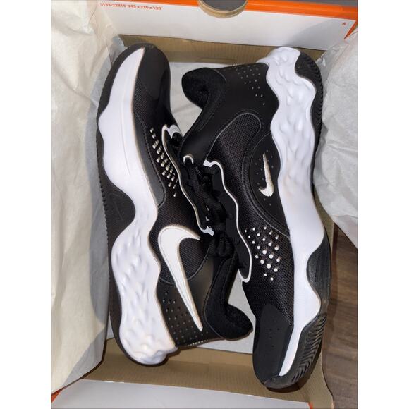 Nike Fly.By Mid 3 Basketball Shoes Mens Size 12 Black/White Sneakers (DD9311-003 - Picture 1 of 7
